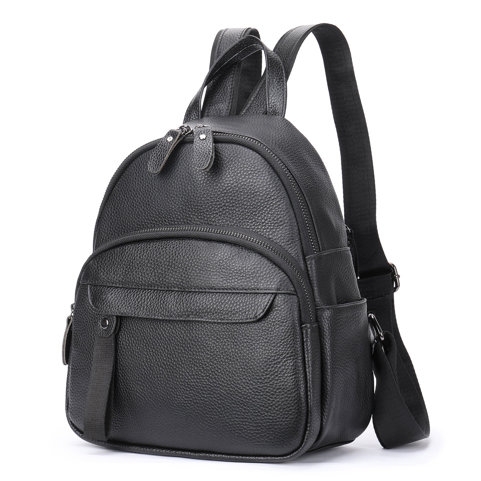 319 Anti-Wear Top-Layer Cowhide Leather Backpack Women's Shoulders Bag Travel Daypack 319 Anti-Wear Top-Layer Cowhide Leather Backpack Women's Shoulders Bag Travel Daypack